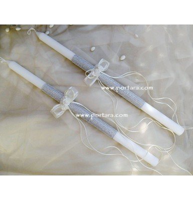  Crystal Sparkle Beauty Wedding Candles ~ Lambathes